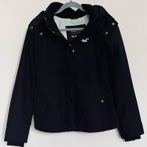 Hollister all-weather black jacket